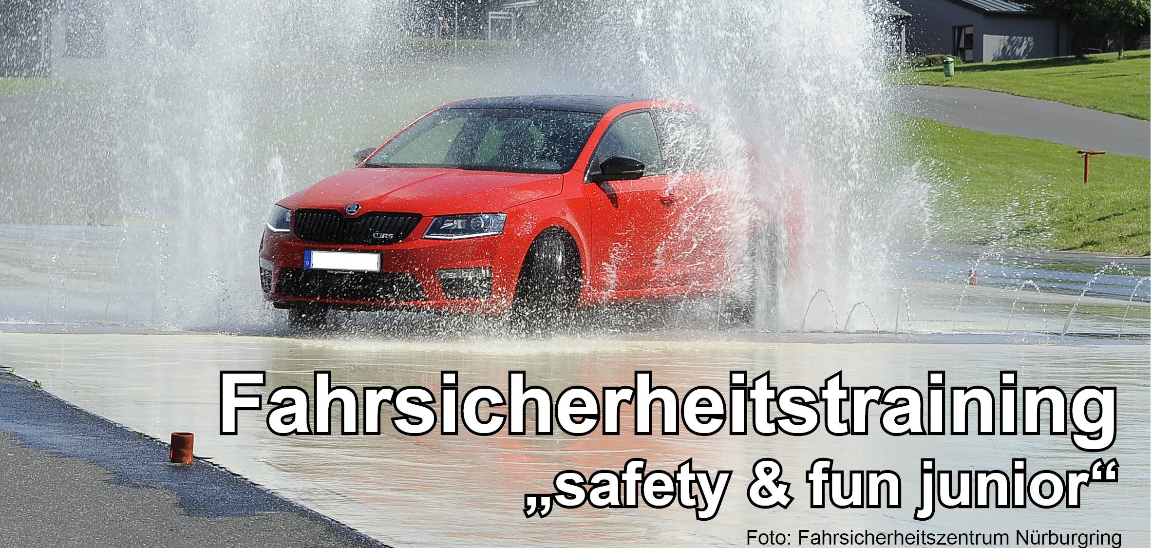 Auto beim Fahrsicherheitstraining