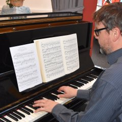 Martin Leineweber am Klavier