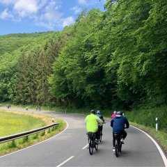 Radfahrer bei Nimsrad