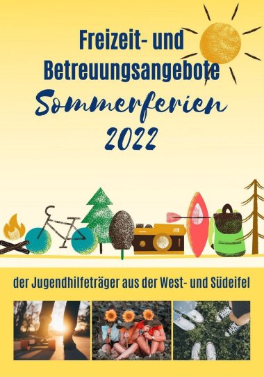 Schriftzug Freizeit- und Betreuungsangebot Sommerferien 2022