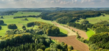 Schneifel Pfad aus der Vogelperspektive