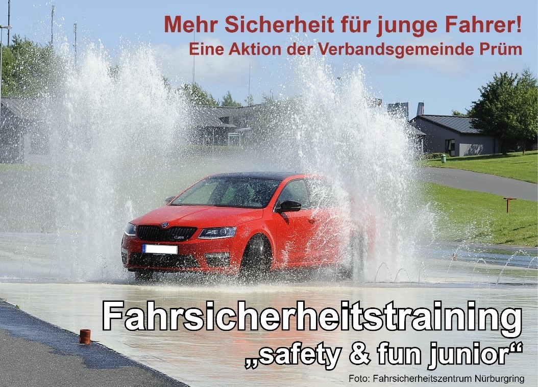 Fahrzeug beim Fahrsicherheitstraining