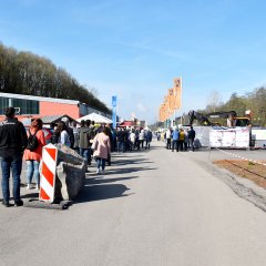 wartendes Besucher Eingang Gerberweg