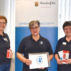 Von links: Renate Humble, Sabine Rodermann und Edith Baur (Gemeindeschwestern plus)