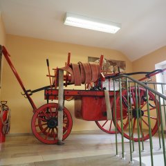 Spritzenwagen im Museum