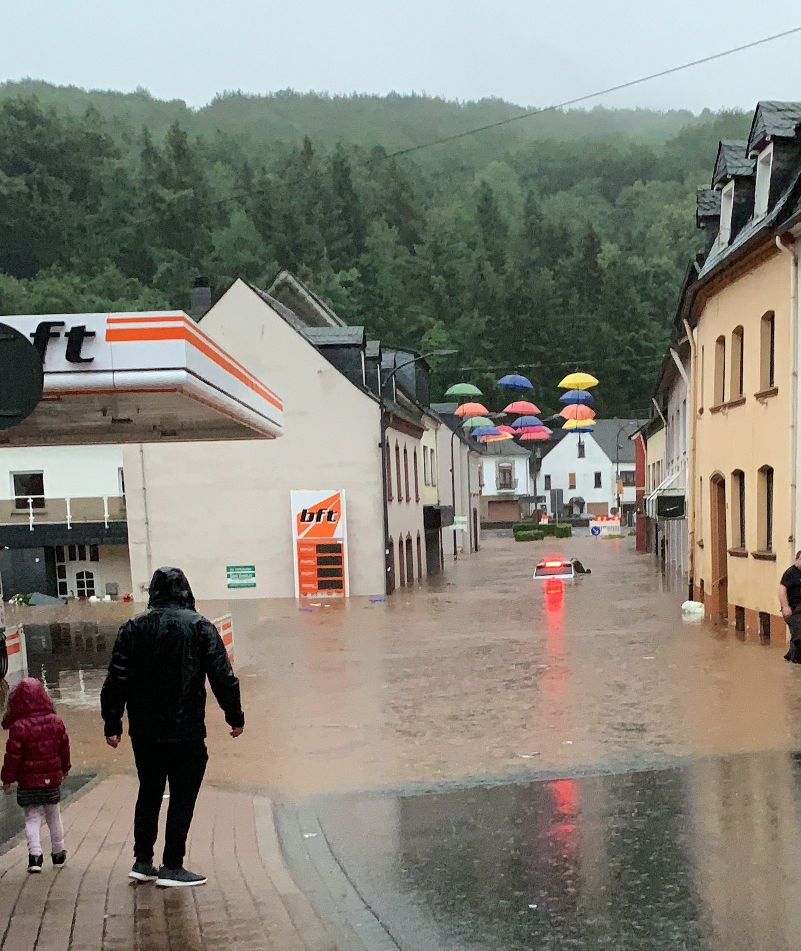 Hochwasser in der Ritzstraße
