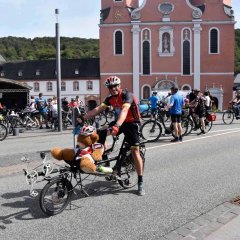 Teilnehmer beim autofreien Prümtal