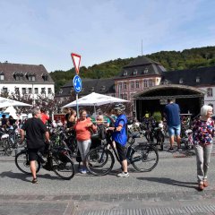 Teilnehmer am autofreien Prümtal