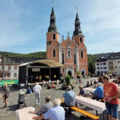 Tanzgruppe beim Hahnplatz