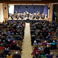 Blick in den Saal beim Neujahrskonzert des Bundespolizeiorchesters