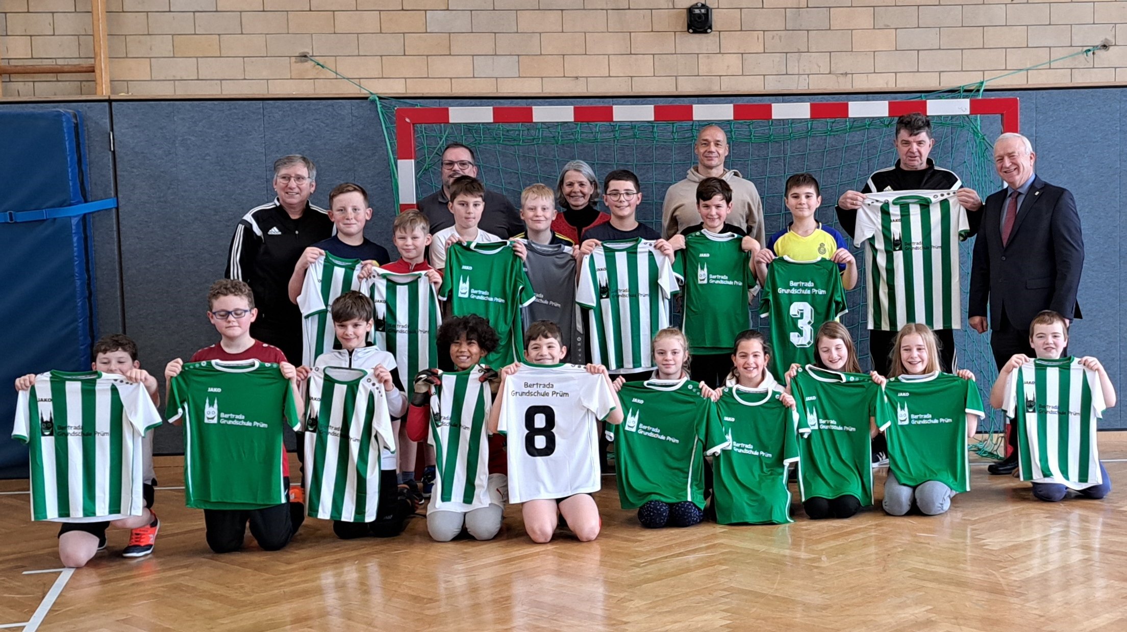 Gruppenfoto mit der Fußball AG