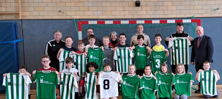 Gruppenfoto mit der Fußball AG