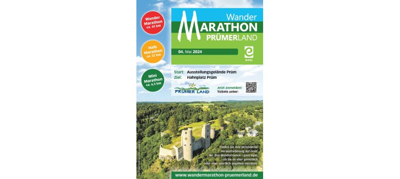 Plakat WanderMarathon Prümer Land