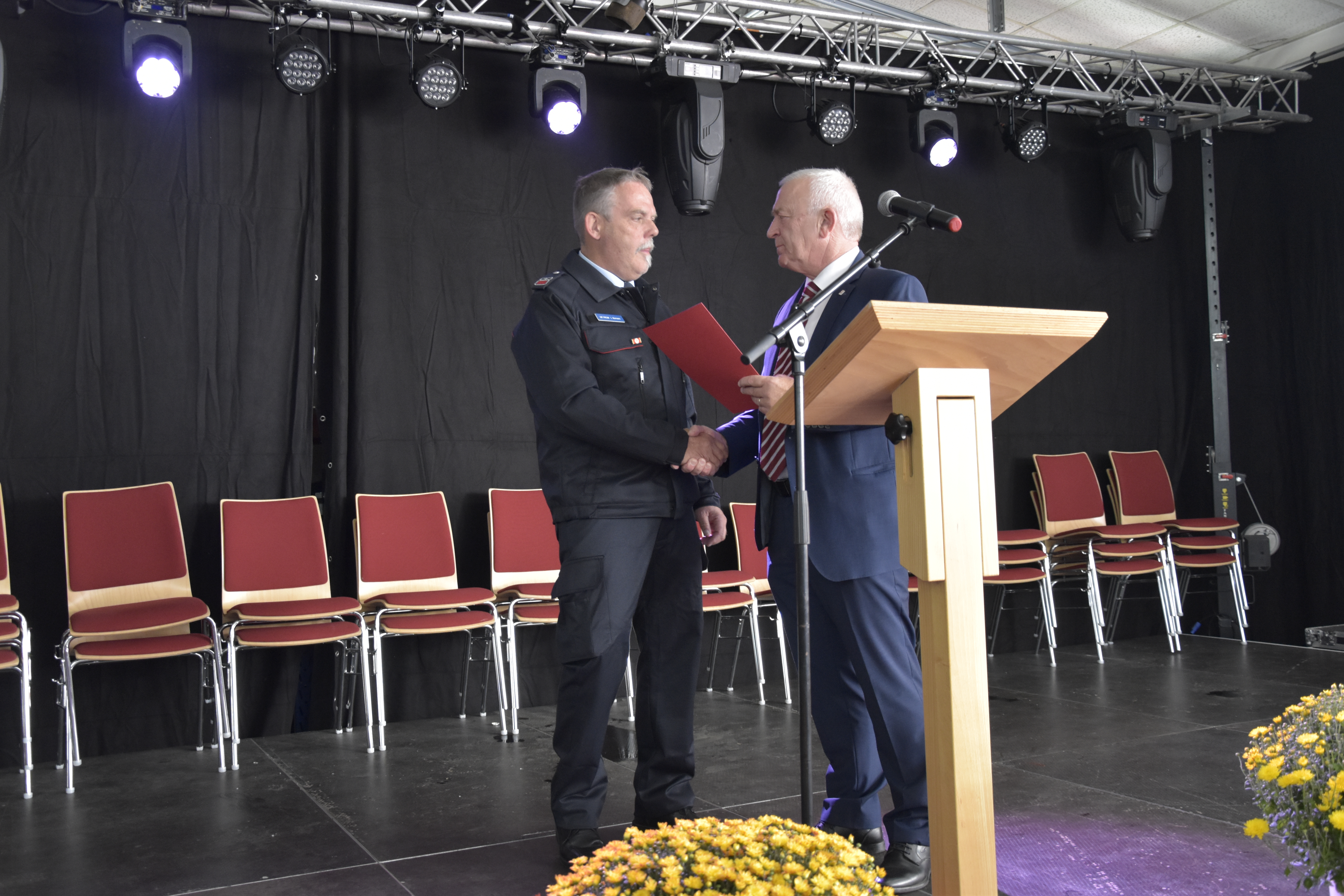 Verabschiedung von Lothar Bormann als Wehrführer Prüm