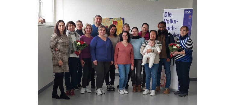 Die Teilnehmer/innen des Integrationskurses