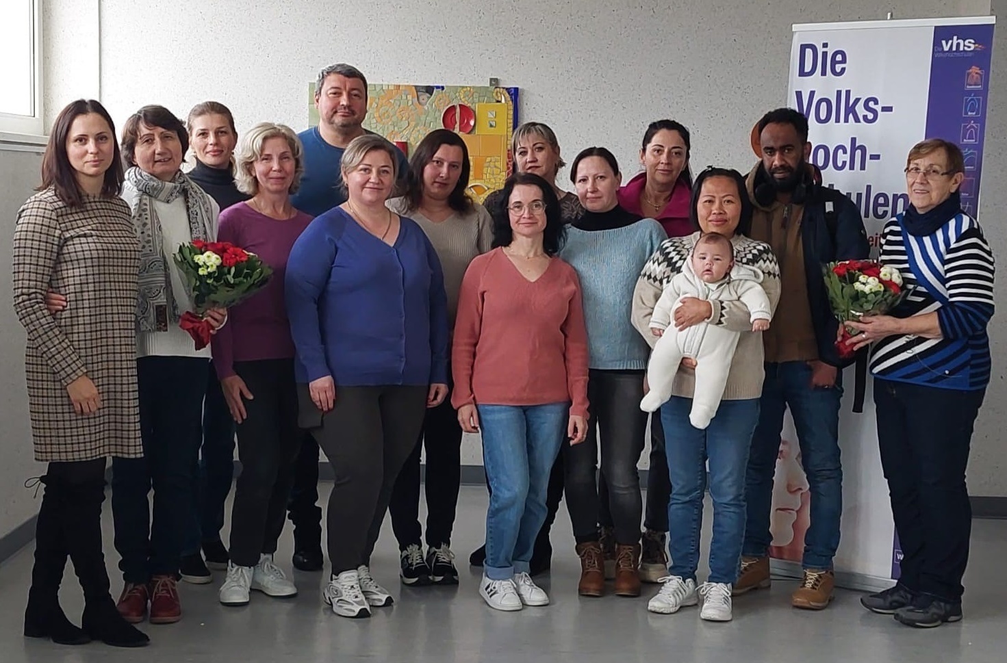 Die Teilnehmer/innen des Integrationskurses