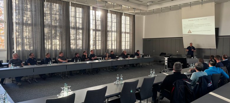 Rechtsanwalt informiert Wehrführer der VG Prüm