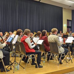 Der „Projekt-Musikverein“ spielt.