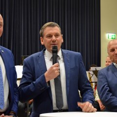 Talkrunde mit Gästen, moderiert vom Volksfreund-Redaktionsteam Stefanie Glandien und Fritz-Peter Linden.