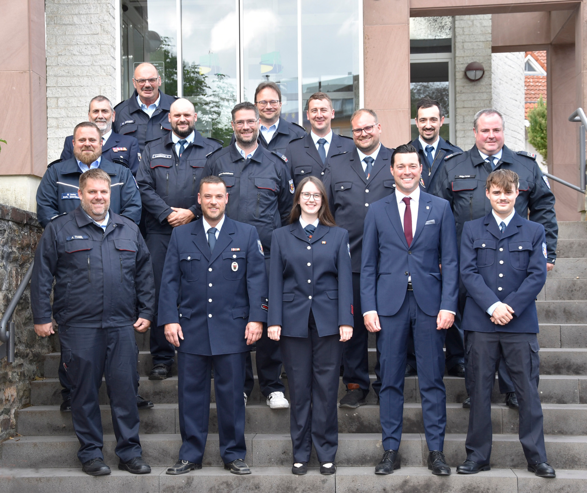 Neue Wehrführer und stellvertretende Wehrführer in der Verbandsgemeinde Prüm