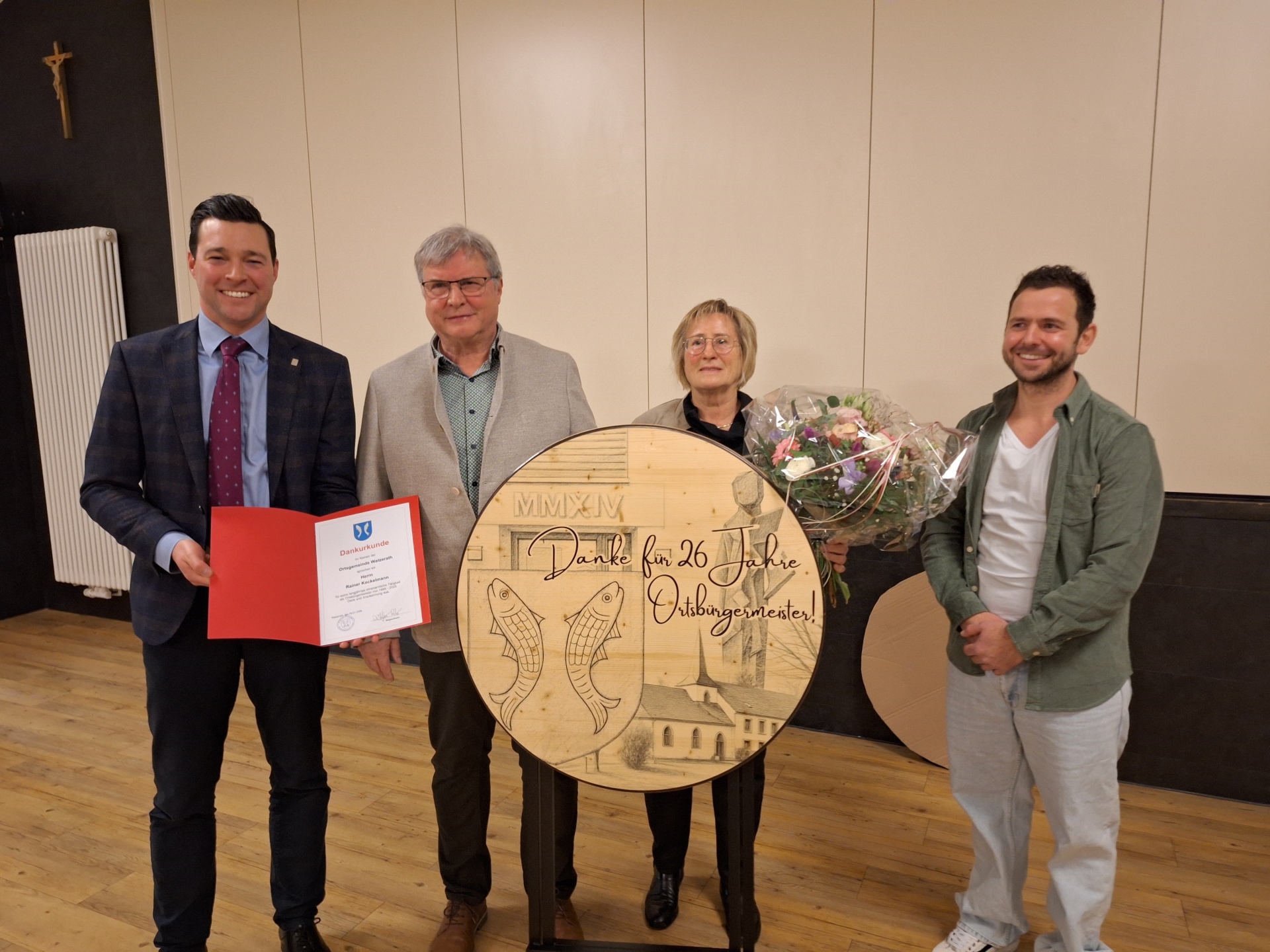 Verabschiedung Ortsbürgermeister Rainer Kockelmann in Watzerath