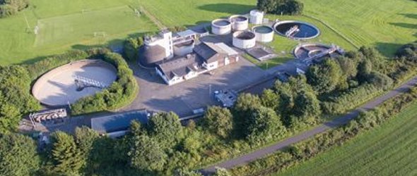 Kläranlage Watzerath in der Vogelperspektive